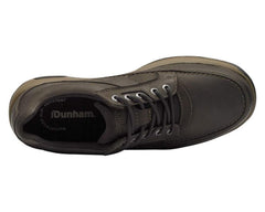 Brown Nubuck Leather-Midland 5-Eyelet Waterproof Oxford BY DUNHAM 5