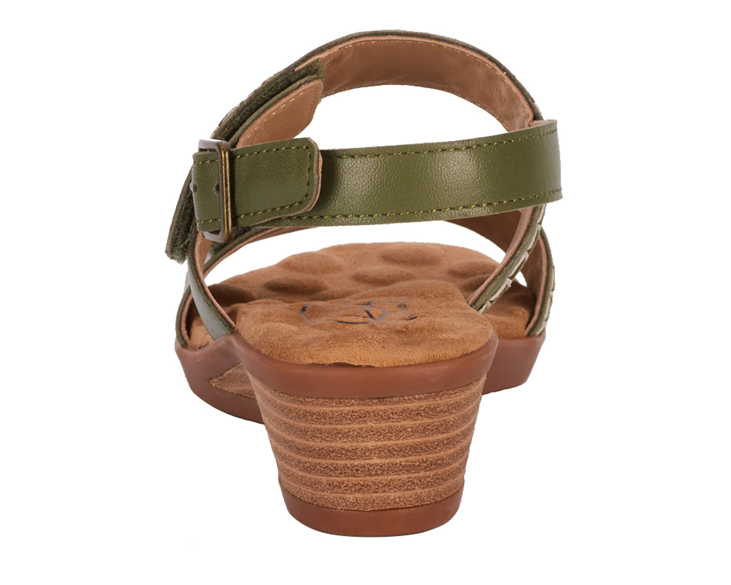 Olive Leather Suede-KATERI BY ROS HOMMERSON 4