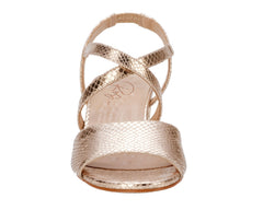 Gold Snake Print Leather-LIZA BY ROS HOMMERSON 4