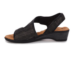 Black Raffia Leather-KIMMI BY ROS HOMMERSON 6