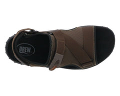 Brown Leather  Brown Stretch-WANDER BY DREW 2