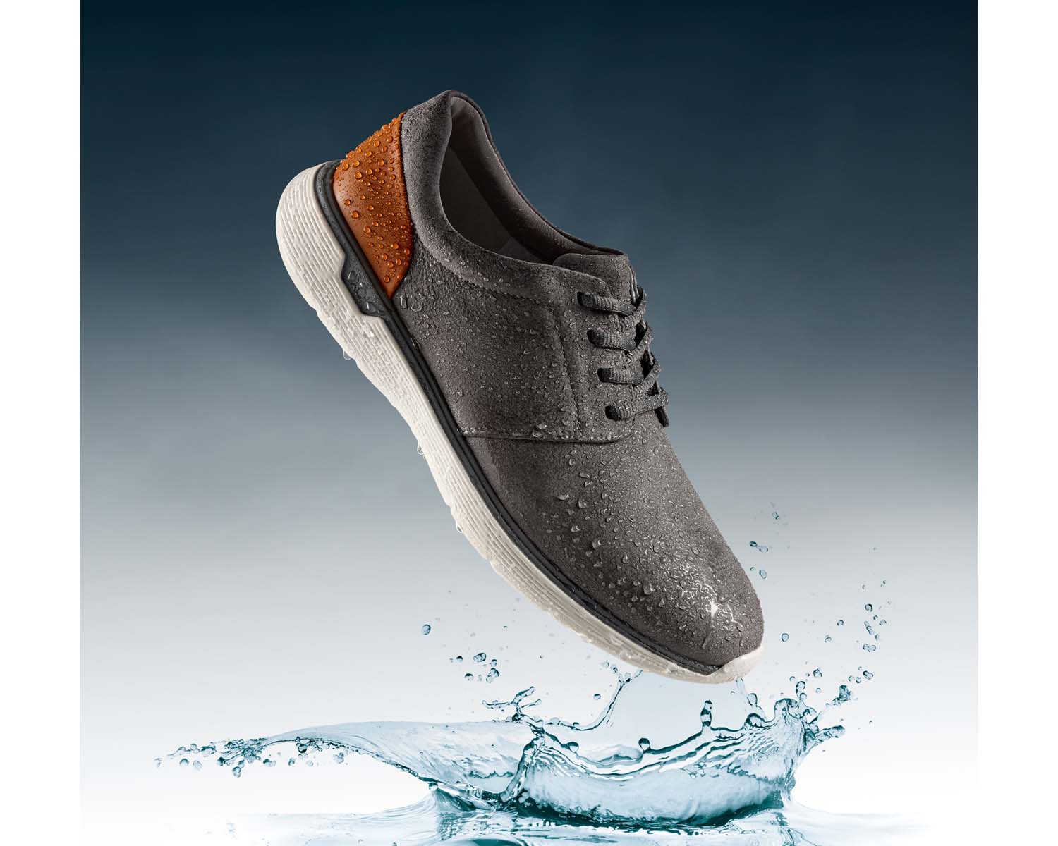 Grey Waterproof Nubuck-XC4 PRENTISS 2 PLAIN TOE BY JOHNSON MURPHY 5