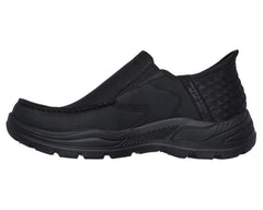Black-Arch Fit Moxley Milo Slip-Ins By Skechers 4