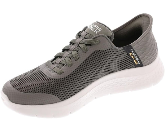 Brown-Go Walk Flex Hand Up Slip-In Skechers 4