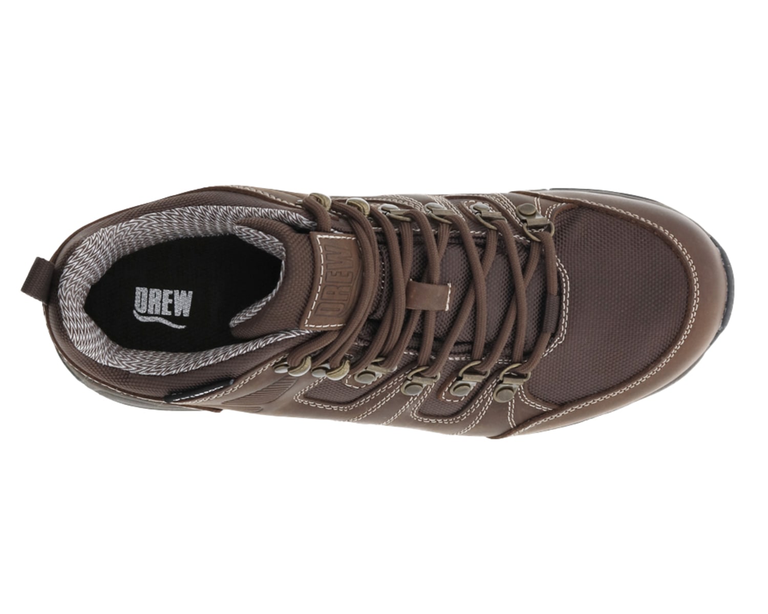 Dark Brown Leather-Canyon Boots BY DREW 3