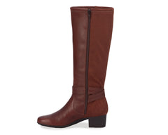 Tobacco Leather  Stretch Suede Fabric-MAX WWS BY ROS HOMMERSON 6