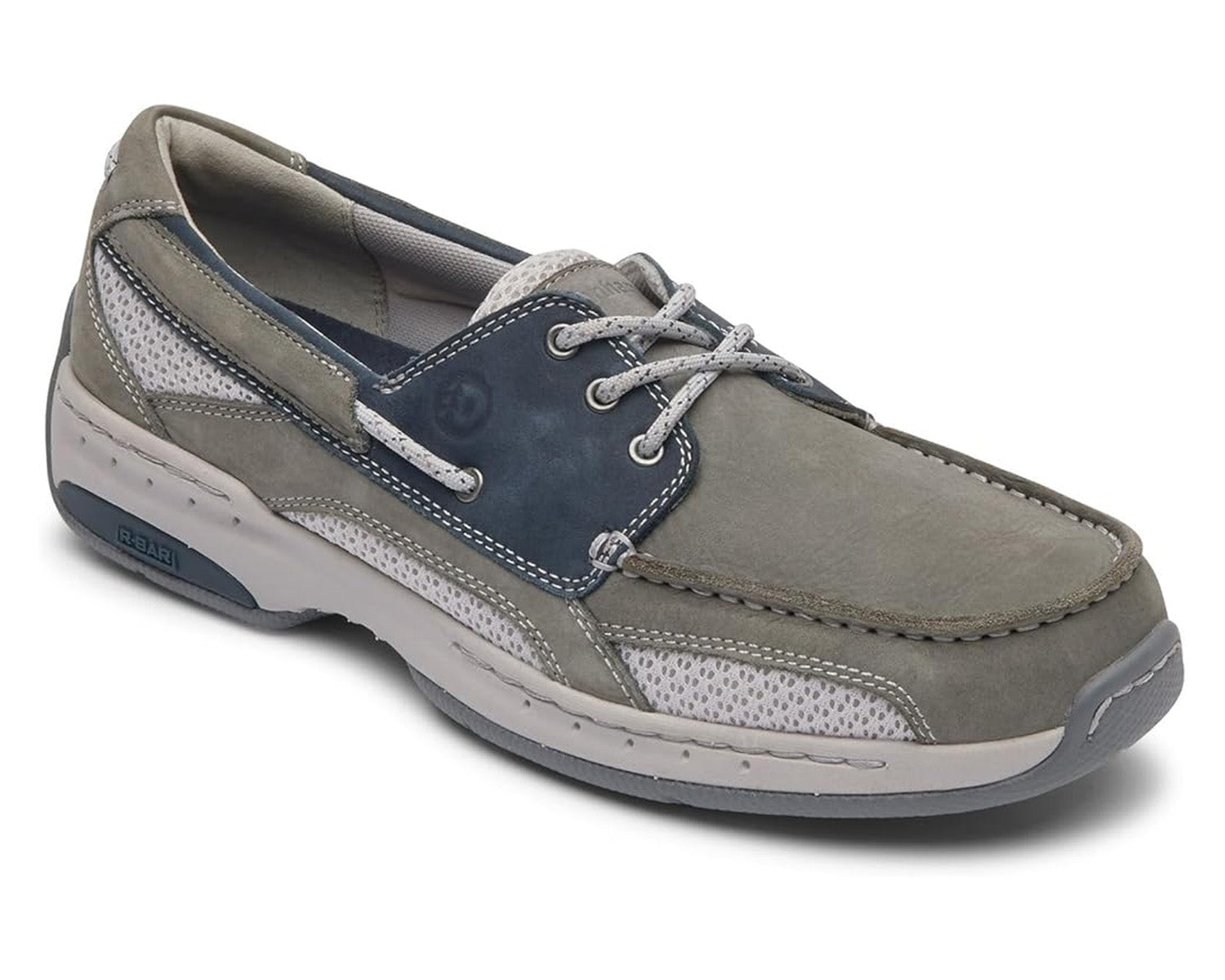 Grey Combo-Captain Boat Shoe by dunham 1