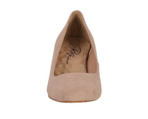 Light Taupe Suede Patent-MEREDITH PUMP BY ROS HOMMERSON 4