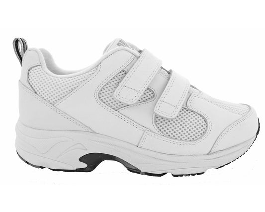 White Leather  Mesh-LIGHTNING II V BY DREW 3