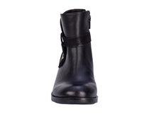 Black Napa Patent Lizard Print Leather-DELIA BY ROS HOMMERSON 6