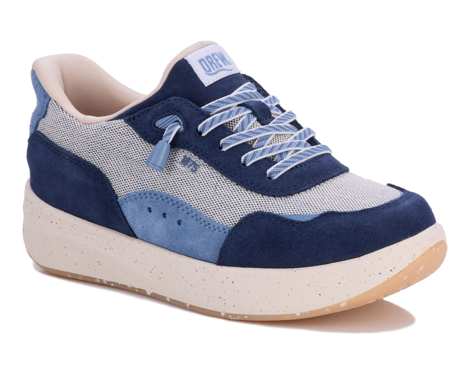 Navy Suede Combo-WOMENS HOBBY BY DREW 1