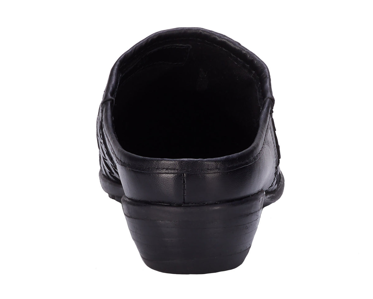 Black Nappa Leather-EMERSON BY ROS HOMMERSON 5