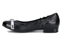 Black Shiny Tumbled Leather-WC TRISTA 6