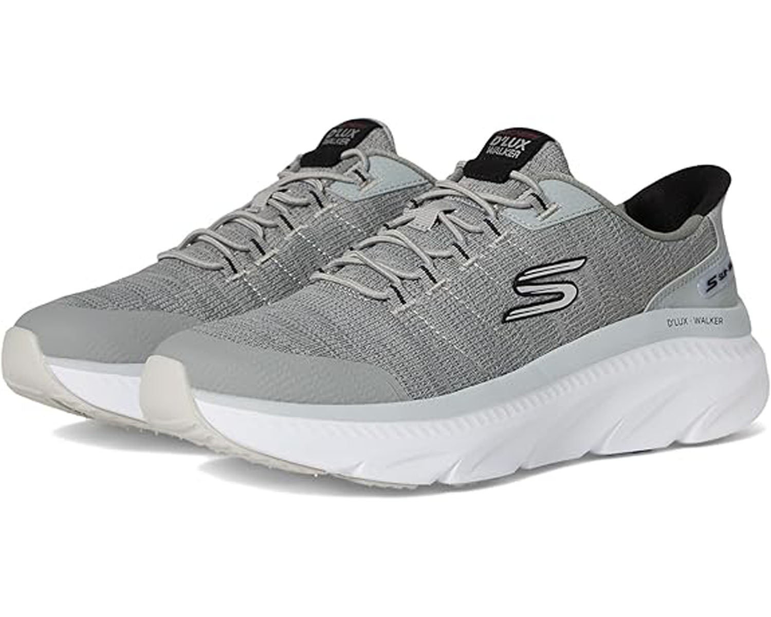 Grey Black-DLux Walker 3.0 - Drevven - Relaxed Fit Slip-In by Skechers 6