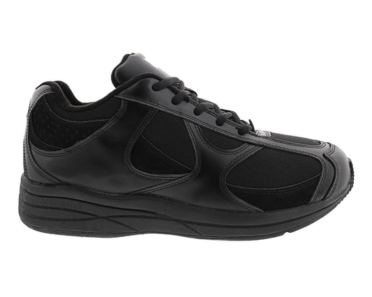 Black Leather Black Mesh-SURGE BY DREW 4