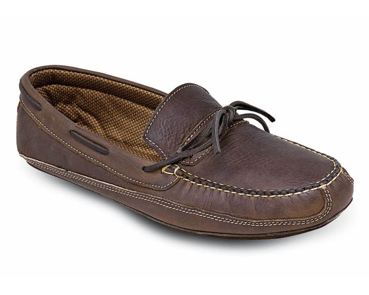 Brown-HARRISON SOFT SOLE MOC SLIPPER BY HITCHCOCK 1
