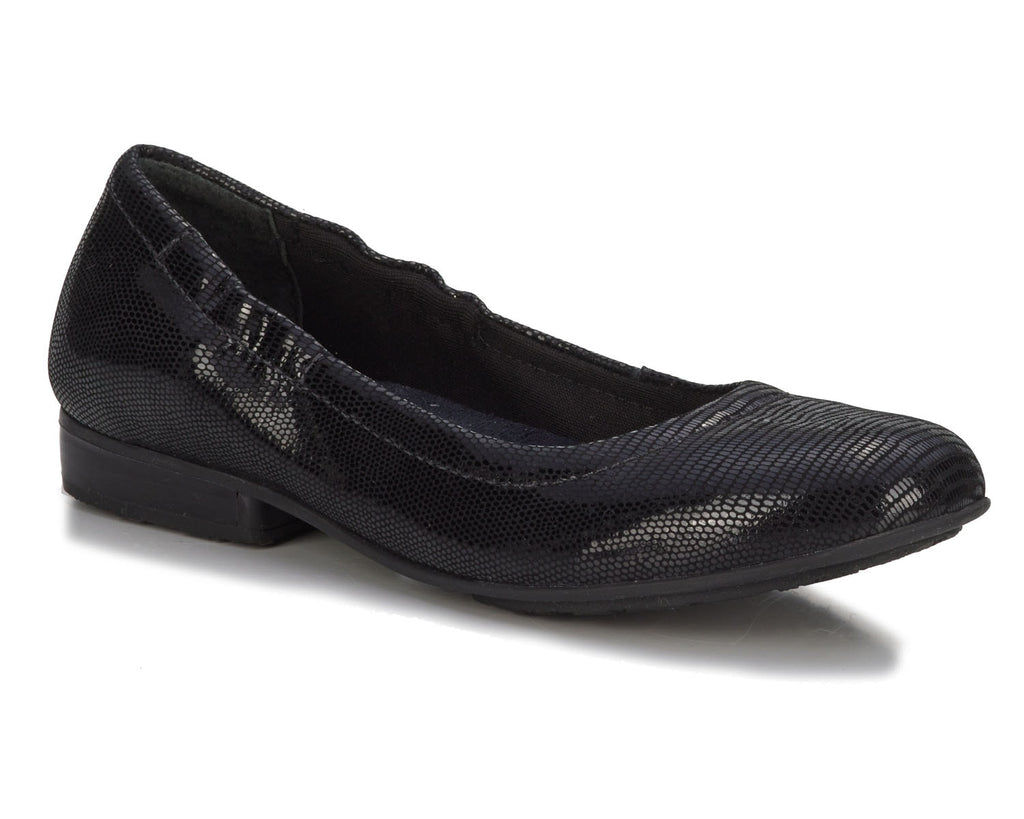 Black Patent Lizard Print Leather-TESS BY ROS HOMMERSON 1