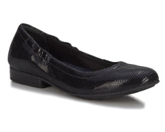 Black Patent Lizard Print Leather-TESS BY ROS HOMMERSON 1