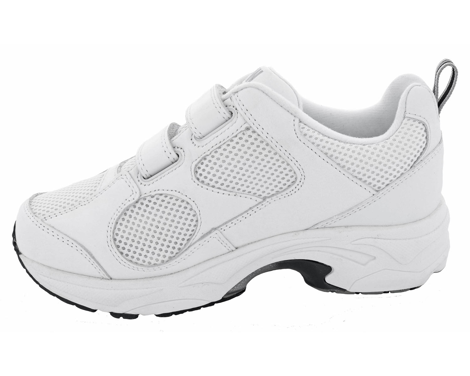 White Leather  Mesh-LIGHTNING II V BY DREW 4