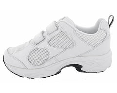 White Leather  Mesh-LIGHTNING II V BY DREW 4