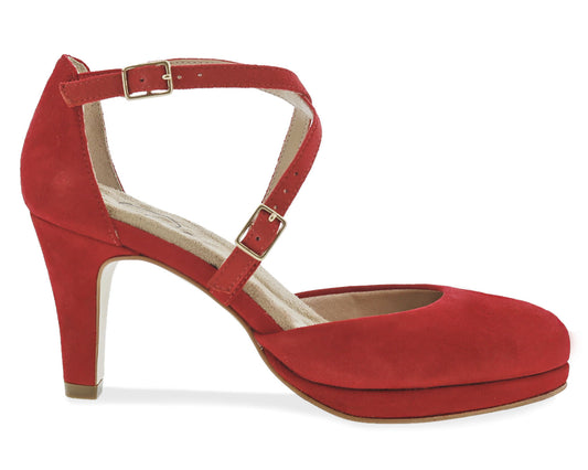 Red Suede-PAMMY BY ROS HOMMERSON 6