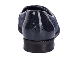 Navy Stretch Fabric Patent-WILLA BY ROS HOMMERSON 4