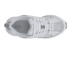 White Leather White Mesh-FLASH II BY DREW 4