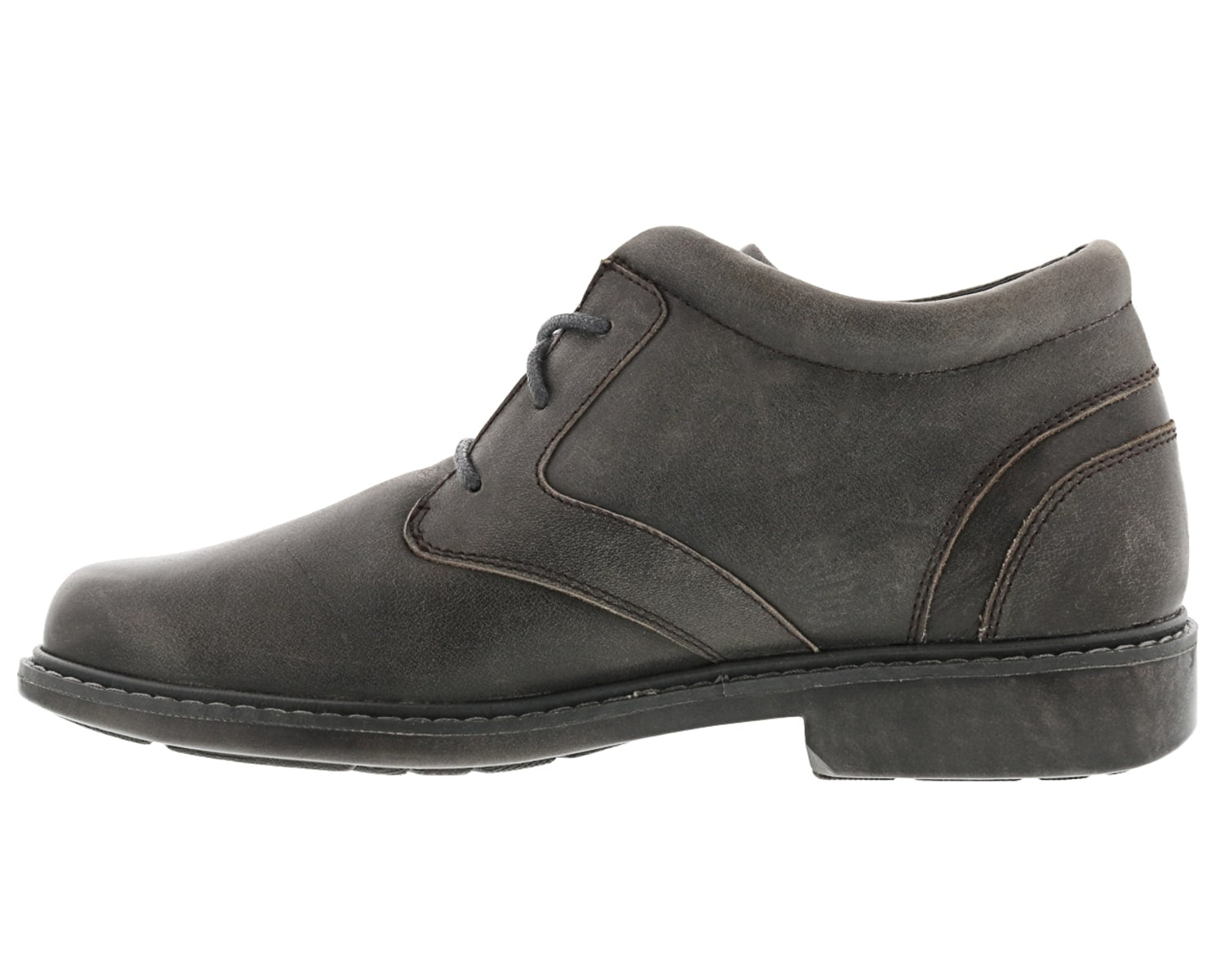 Grey Leather-Bronx Boots BY DREW 4