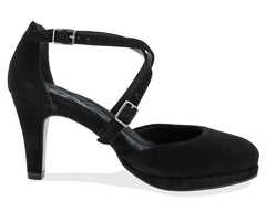 Black Suede Leather-PAMMY BY ROS HOMMERSON 6