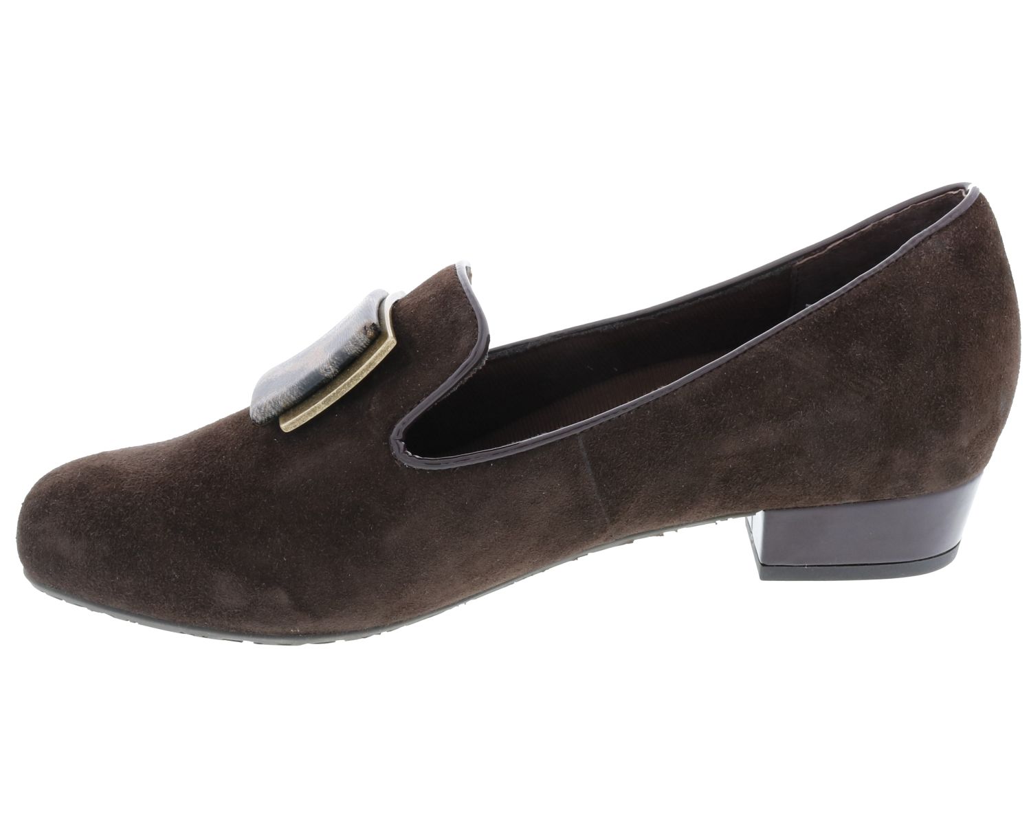 Brown Suede Leather-TREASURE BY ROS HOMMERSON 4