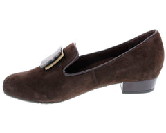 Brown Suede Leather-TREASURE BY ROS HOMMERSON 4