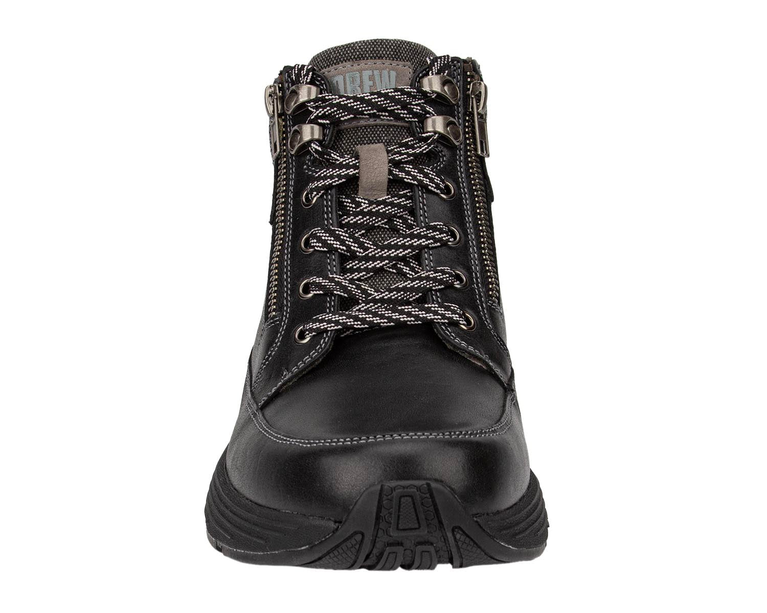MAJOR Black Leather Front View