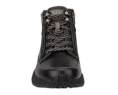 MAJOR Black Leather Front View