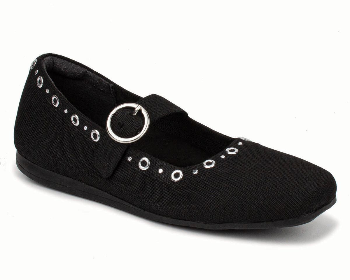 Naomi-BlkKnit-Studs