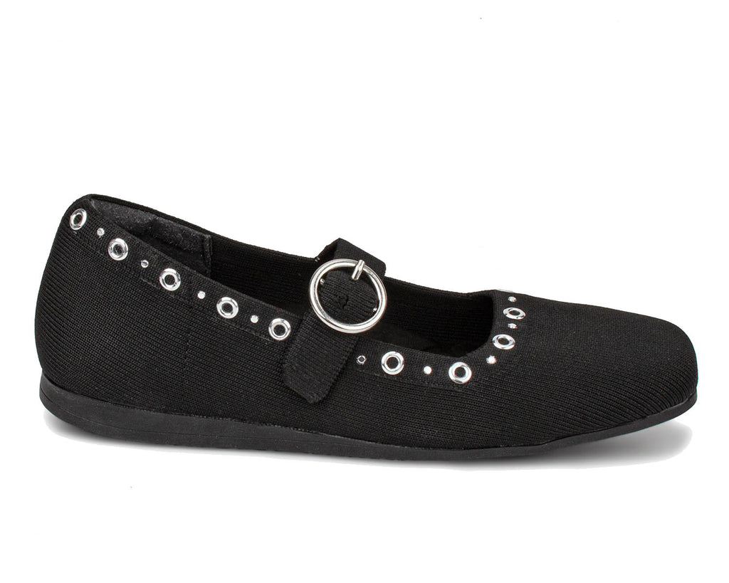 Naomi-BlkKnit-Studs-A