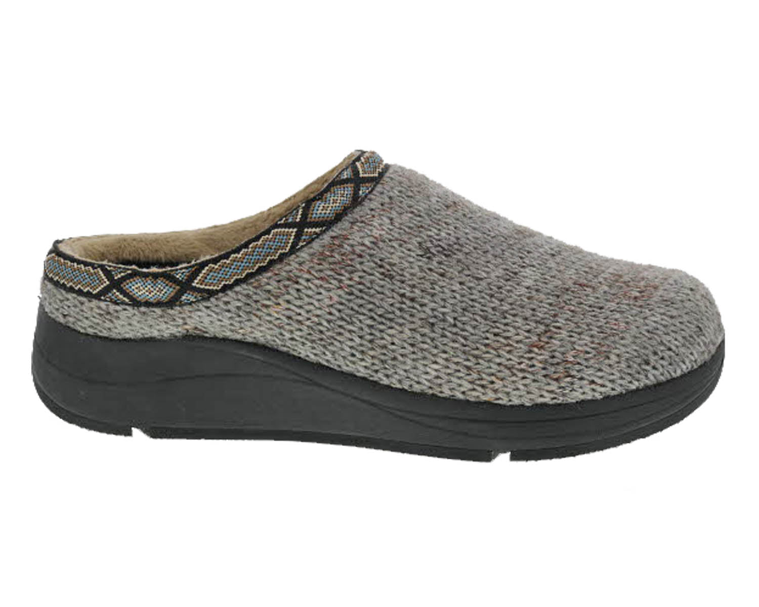 RELAX Grey Sweater Fabric Right Side View