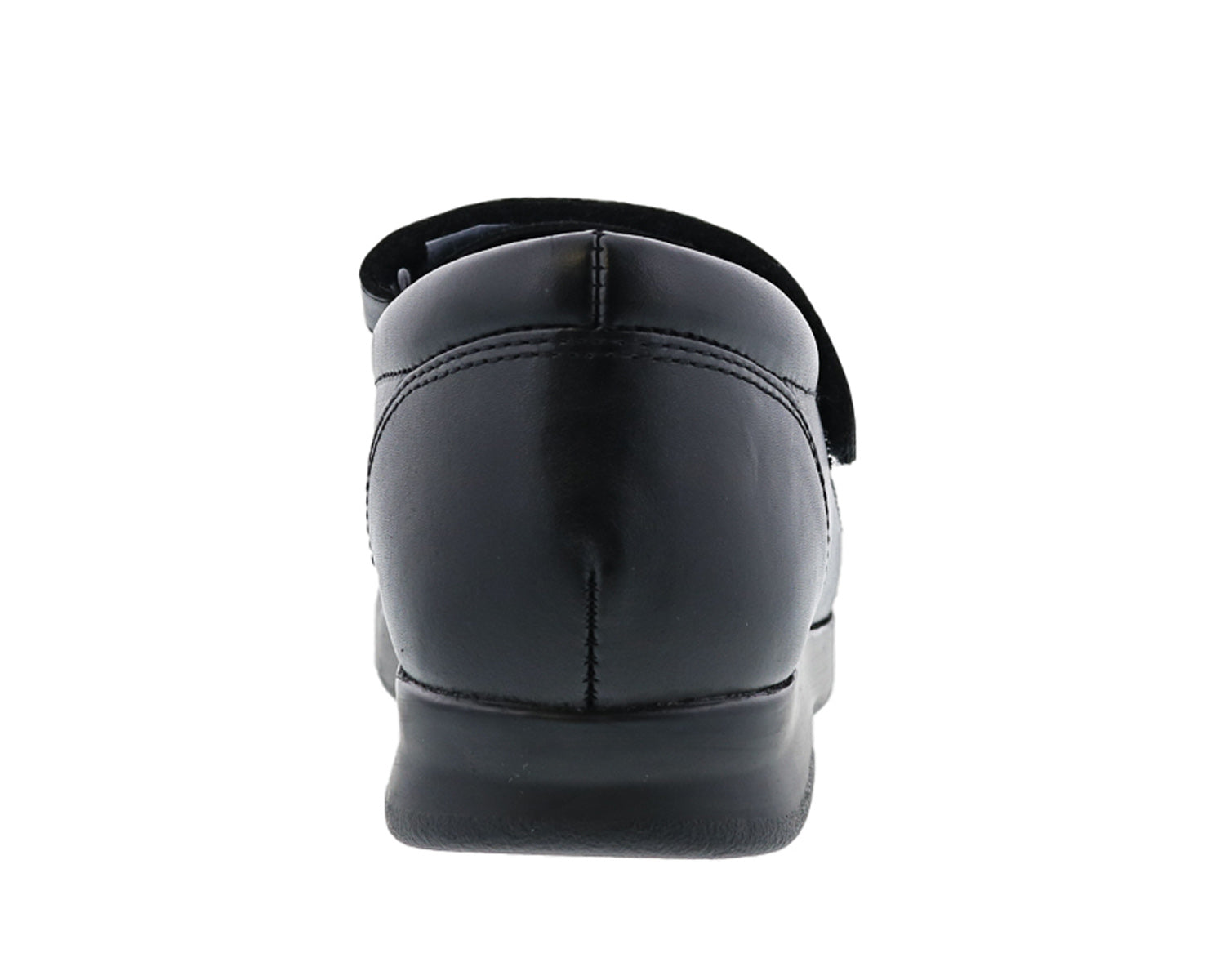 Black Leather Black Stretch-Bloom II BY DREW 6