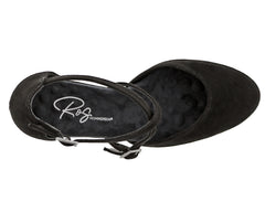 Black Suede Leather-PAMMY BY ROS HOMMERSON 7