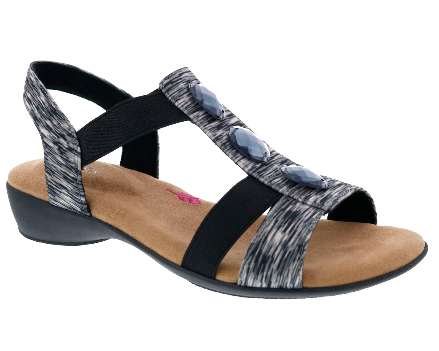 Black Multi Strech Fabric-MACKENZIE BY ROS HOMMERSON 1