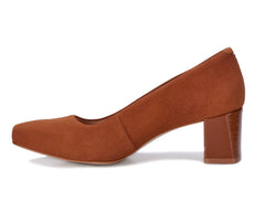 Tan Suede Patent Leather-MEREDITH PUMP BY ROS HOMMERSON 5