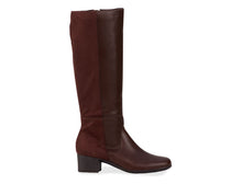 Brown Leather  Stretch Suede Fabric-MIX MS BY ROS HOMMERSON 6