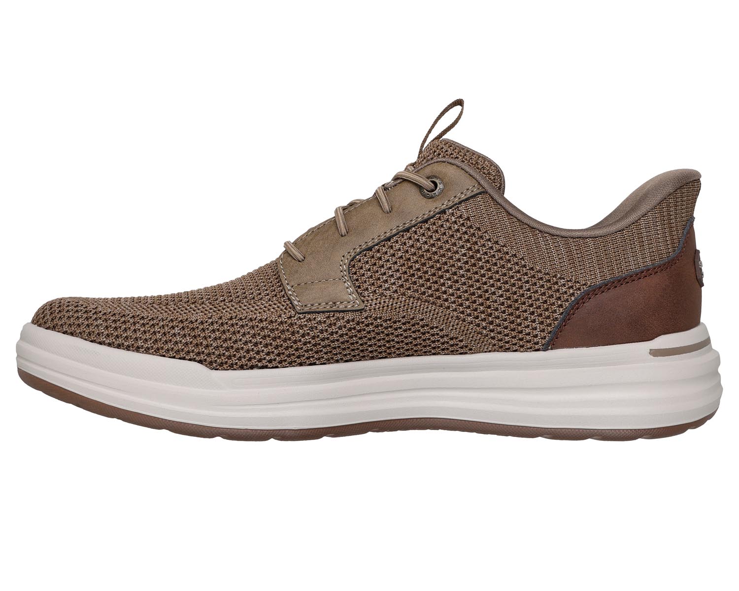 Taupe-STERLING - RAMONE SLIP-INS RELAXED FIT BY SKECHERS 4