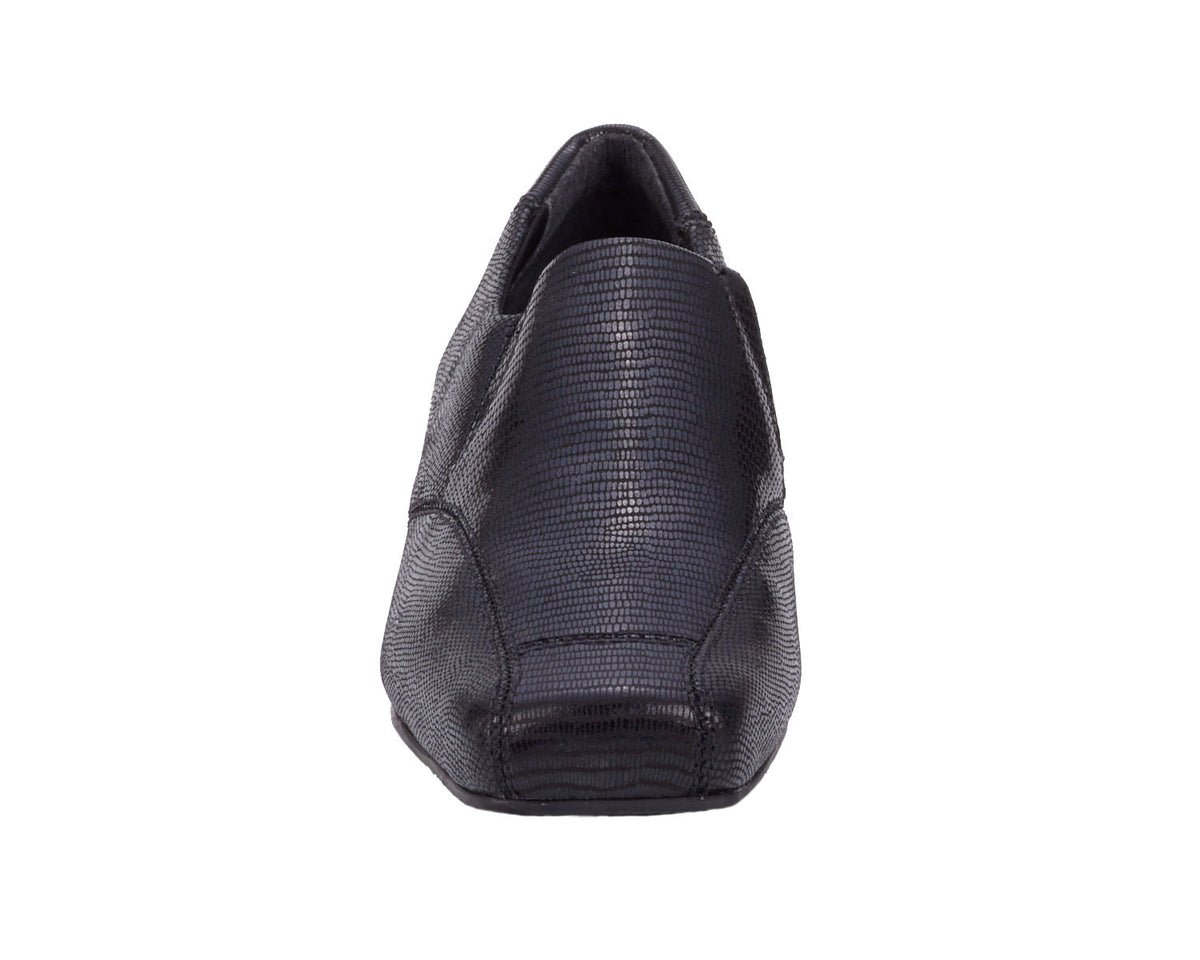 Black Lizard Print Leather-EAGAN BY ROS HOMMERSON 6