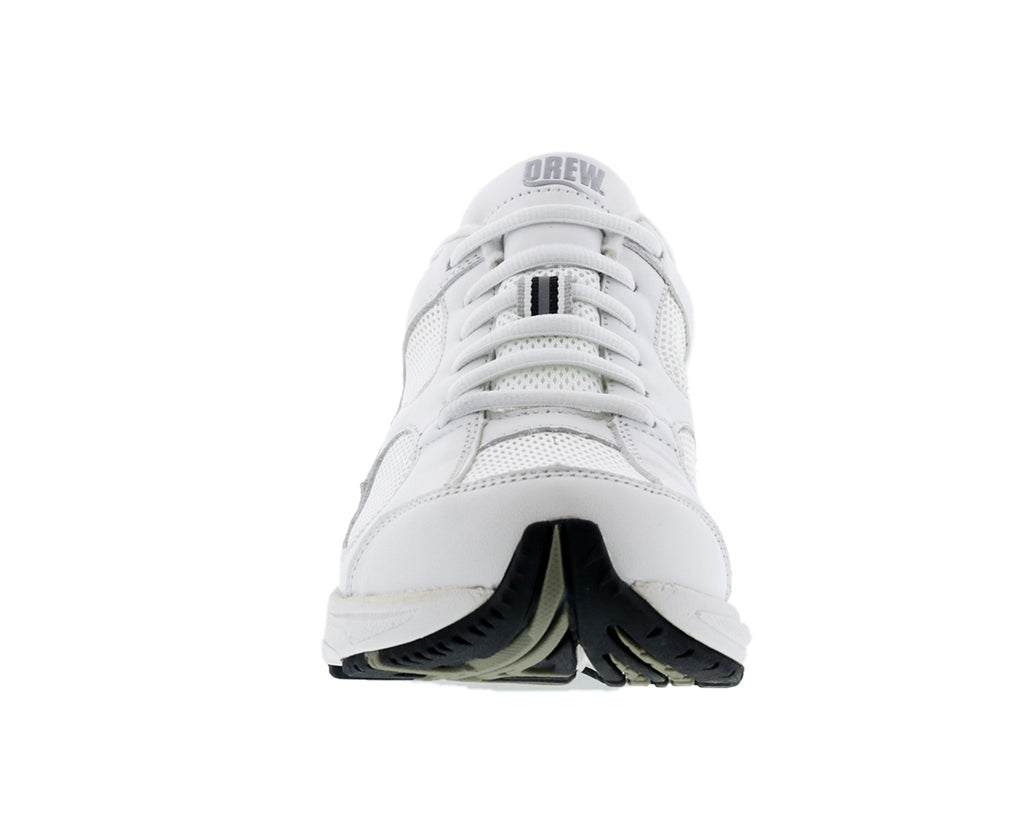 White Leather  Mesh-LIGHTNING II BY DREW 6