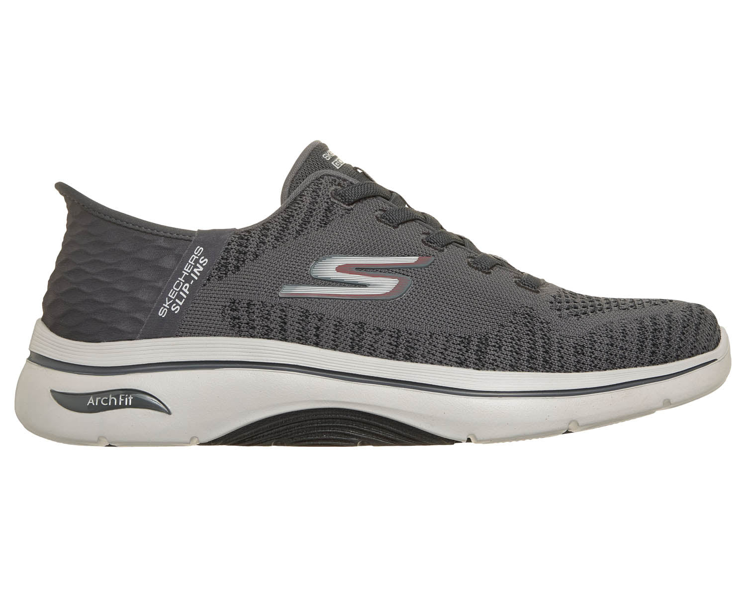 Grey Red-GO WALK ARCH FIT 2 0 GRAND BY SKECHERS 4