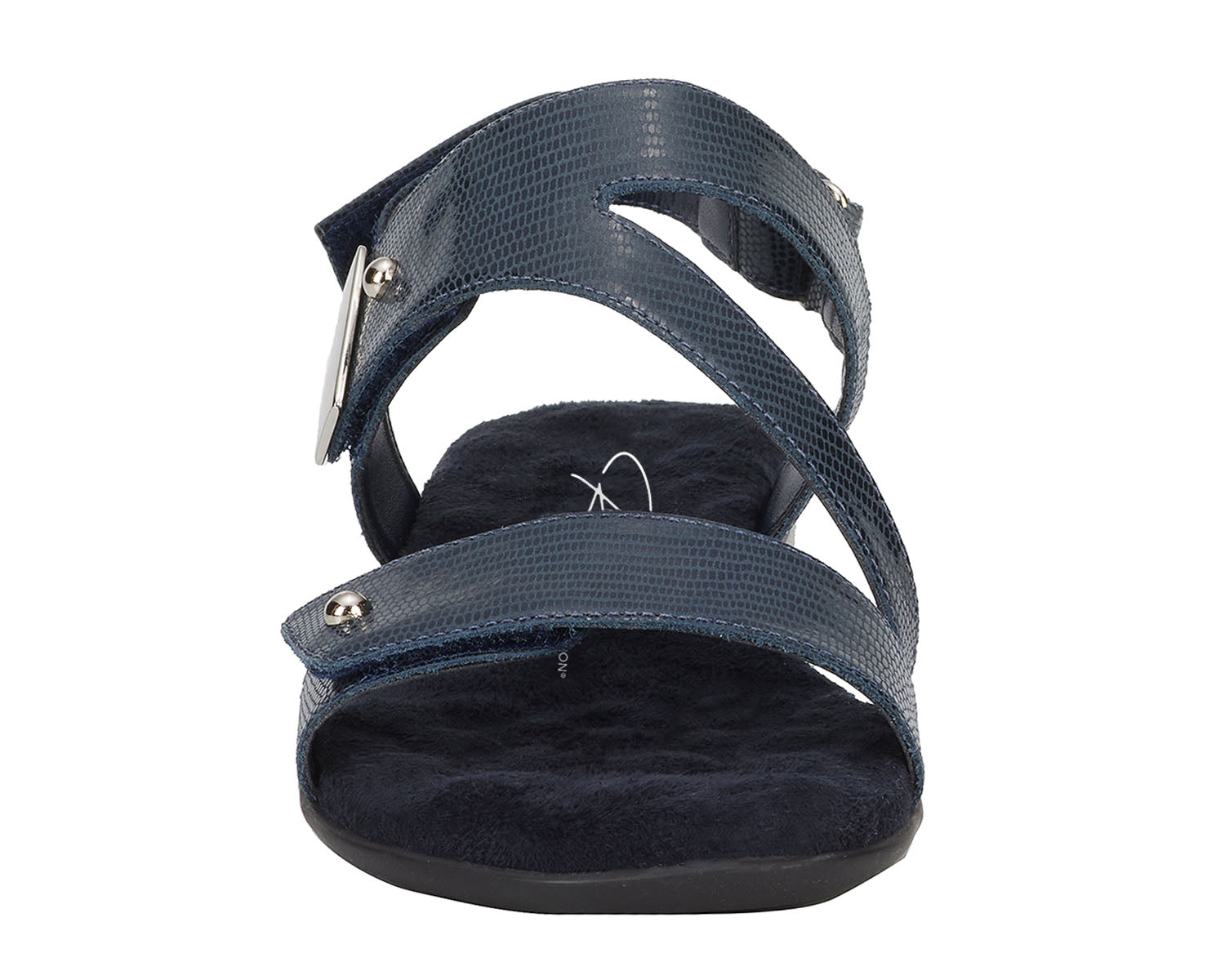 Navy Lizard Print Patent Leather-CHLOE BY ROS HOMMERSON 6