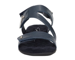Navy Lizard Print Patent Leather-CHLOE BY ROS HOMMERSON 6