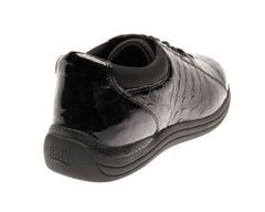 Black Croc Patent Leather-Tulip BY DREW 5