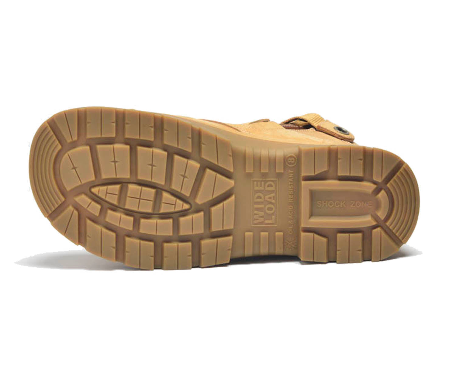 Wheat Leather-6 WORK BOOT NON SAFETY TOE WIDE LOAD 2