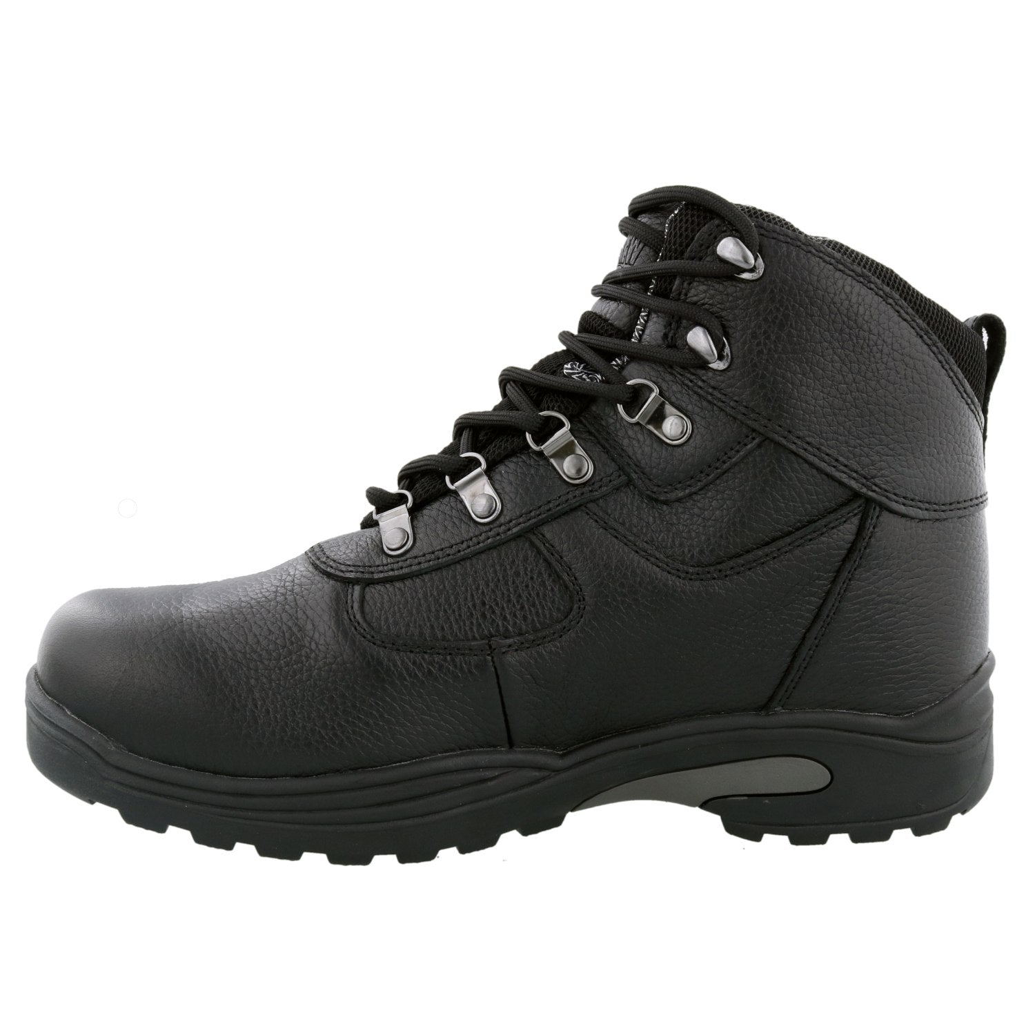 Black Tumbled Leather-Rockford Boots BY DREW 5